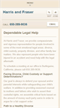 Mobile Screenshot of harrisandfraser.com
